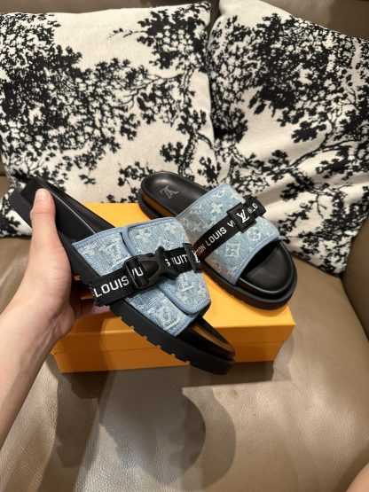 Louis Vuitton Velcro Slippers - Image 4