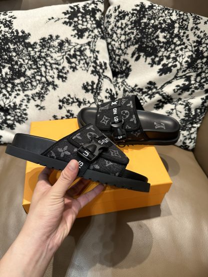 Louis Vuitton Velcro Slippers - Image 4