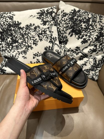Louis Vuitton Velcro Slippers - Image 4