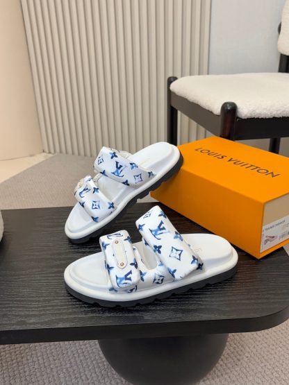 Louis Vuitton classic old pattern slippers - Image 4