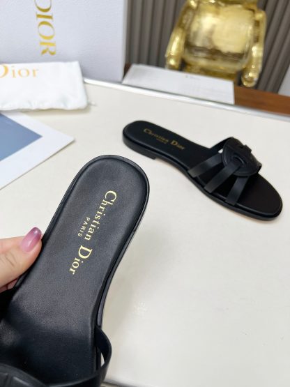Dior D-Lane Classic Hollowed-out Slide Sandals - Image 4