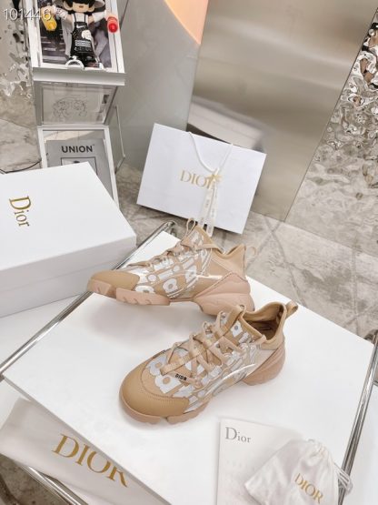 Dior 3D Printed Pattern Dad Shoes - Image 5