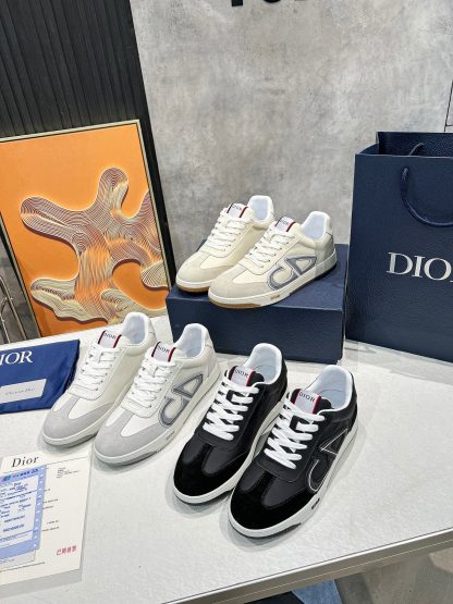 Dior CD letter stitching new casual shoes couple style low-top sports shoes - Image 5