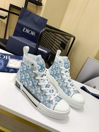 Dior KAWS heavy joint frosted stitching high-top casual shoes - Image 5