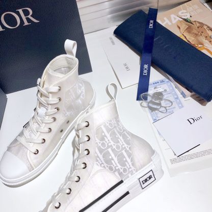 Dior classic white high-top espadrilles - Image 5