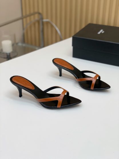 Ysl fashionable high-heeled sandals - Image 5