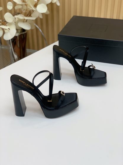Ysl platform high-heeled sandals - Image 5