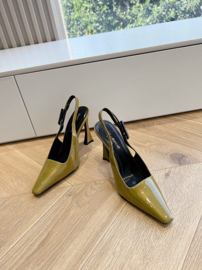 Ysl metal diamond chain high heels - Image 5