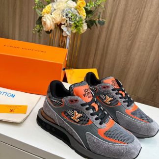 Louis Vuitton breathable diamond mesh sneakers