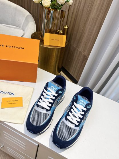 Louis Vuitton breathable diamond mesh sneakers - Image 5