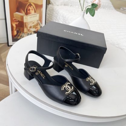 Chanel Spring-Summer Dance Shoes Collection New Black Sandals - Image 5