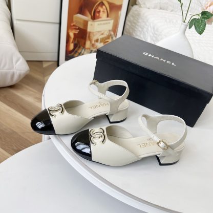 Chanel Spring-Summer Dance Shoes Collection New White Sandals - Image 5
