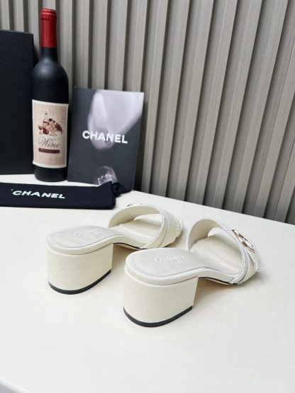 Chanel white elegant lady temperament sandals - Image 5