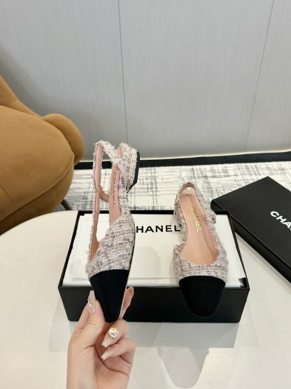 Chanel classic pink versatile ballet flat sandals - Image 5