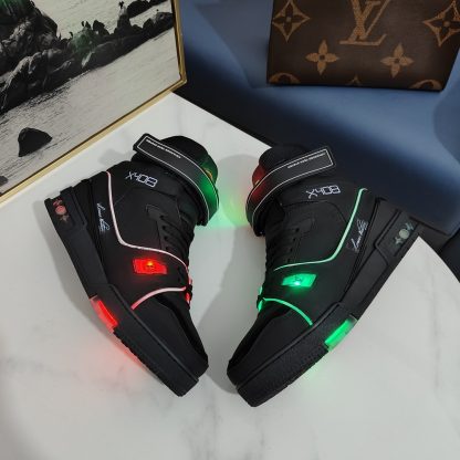 Louis Vuitton Trainer Velcro High Top Sneakers - Image 5