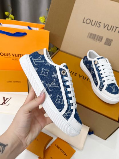 Louis Vuitton Spring and Summer New Canvas Shoes - Image 6