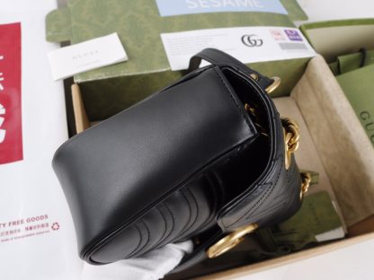 Gucci marmont wave pattern chain shoulder bag - Image 5