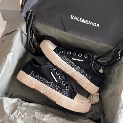 Balenciaga Vintage Style Casual Fabric Shoes - Image 5