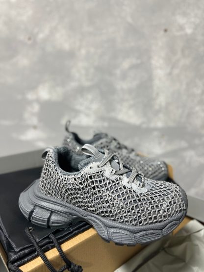 Balenciaga stylish mesh diamond sneakers - Image 5