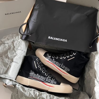 Balenciaga high-top vintage casual fabric shoes - Image 5