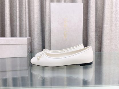 Jimmy Choo Butterfly Pearl Flat Ballet Shoes - Image 5