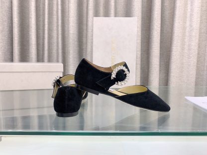Jimmy Choo Mary Jane Hollow Fashion Flats - Image 5