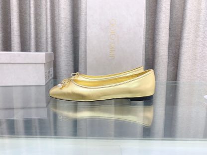 Jimmy Choo New Butterfly Pearl Ballet Flats - Image 5