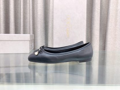 Jimmy Choo new style butterfly pearl flat ballet shoes - Image 5