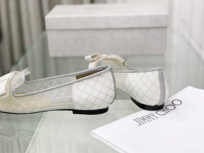 Jimmy Choo new lace embroidery series flat shoes - Image 5