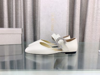 Jimmy Choo New Mary Jane Hollow Shoes Flats - Image 5