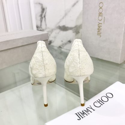 Jimmy Choo lace high heels - Image 5
