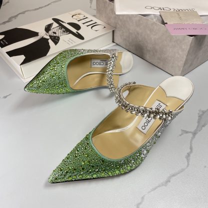 Jimmy Choo Elegant Diamond High Heels - Image 5