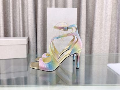 Jimmy Choo Fashion Square Toe High Heels - Image 5