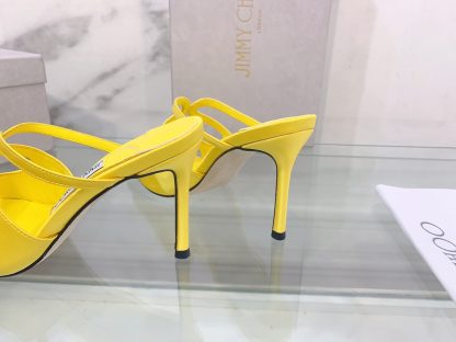 Jimmy Choo Fashion Square Toe Sandals High Heels - Image 5