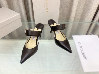 Jimmy Choo stylish C-shaped buckle high-heeled sandals - Image 5