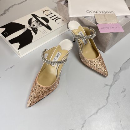 Jimmy Choo Fashion Diamond High Heels - Image 5