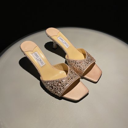 Jimmy Choo gradient high heels with rhinestones - Image 5