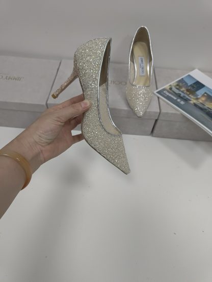 Jimmy Choo mesh stylish exquisite high heels - Image 5