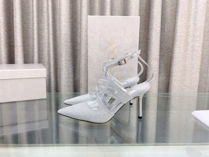 Jimmy Choo glitter high heels - Image 5