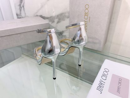 Jimmy Choo new high heel diamond chain sandals high heels - Image 5