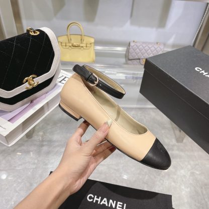 Chanel Comfort Classic Almond Black with Mary Jane Shoes - Image 5