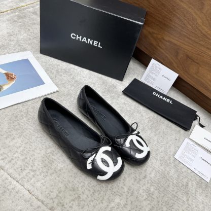 Chanel Spring and Summer Dancing Shoes Series Small Round Toe Slimming Flat Shoes - Image 5