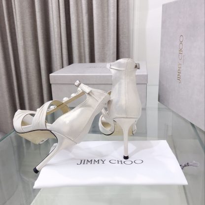 Jimmy Choo new silk pearl luxury high heels - Image 5