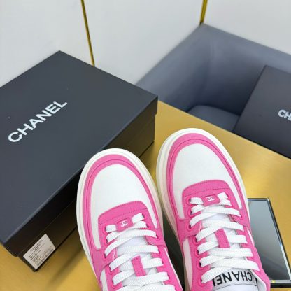 Chanel dark pink casual versatile sneakers - Image 5