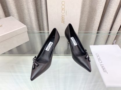 Jimmy Choo new letter bow high heels - Image 5