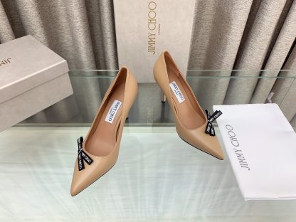 Jimmy Choo new letter bow high heels - Image 5