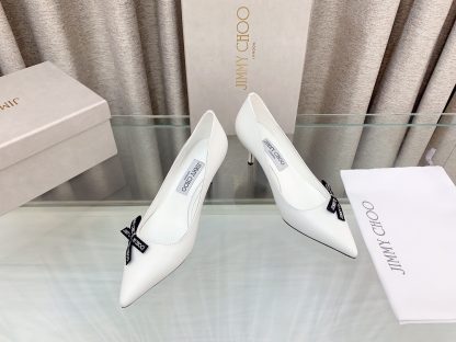 Jimmy Choo new letter bow high heels - Image 5