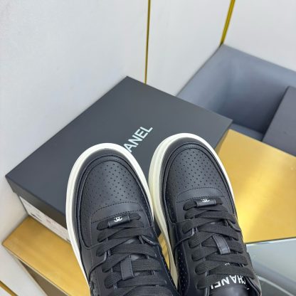 Chanel pure black casual versatile sports shoes - Image 5