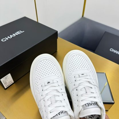 Chanel pure white casual versatile sneakers - Image 5