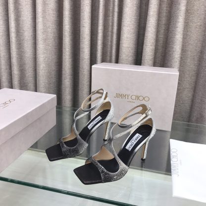 Jimmy Choo New Rhinestone High Heels - Image 5